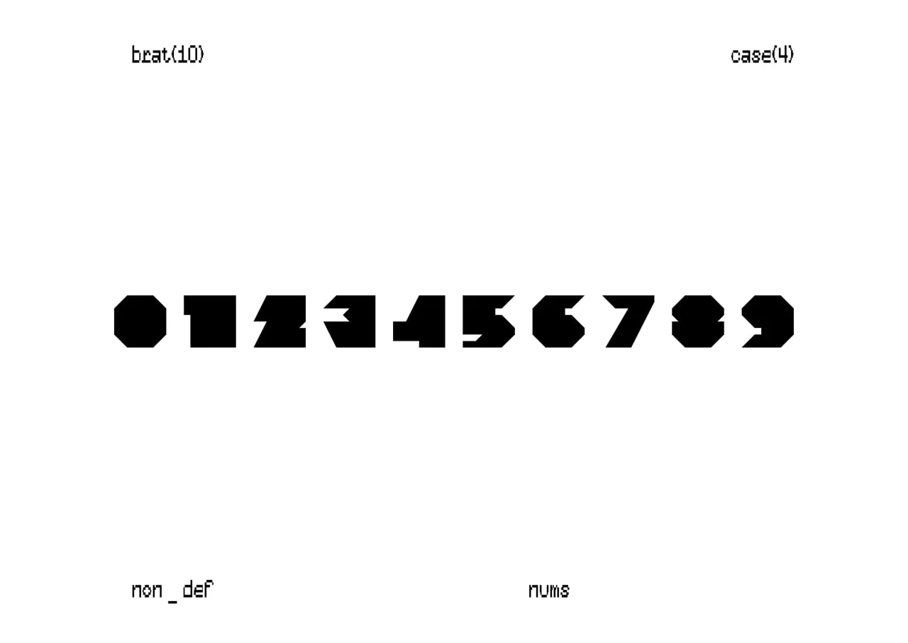 «BRAT» Font — 6